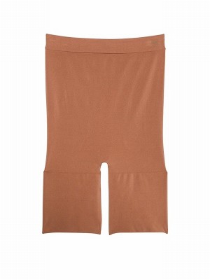 Beige Victoria Secret Caramel Nude Seamless Shaping™ High Waist Underwear | HWTCF0354