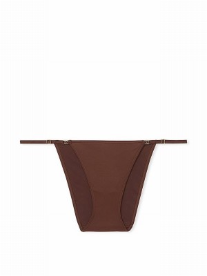 Beige Victoria Secret Ganache Nude Bikini Underwear | ECXUD7358