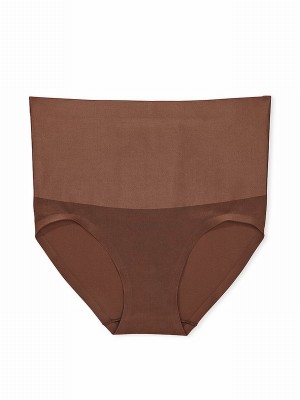 Beige Victoria Secret Ganache Nude Brief Shaping Underwear | RTZDQ8495