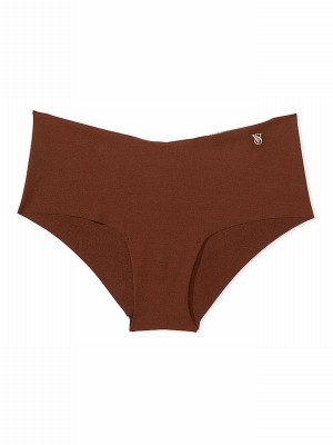 Beige Victoria Secret Ganache Nude Cheeky Underwear | KFWYU8320