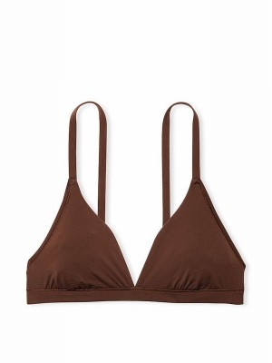 Beige Victoria Secret Ganache Nude Trianglelette Bras | AZVSX8123