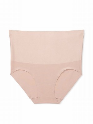 Beige Victoria Secret Macaron Nude Brief Shaping Underwear | WRKYQ0826
