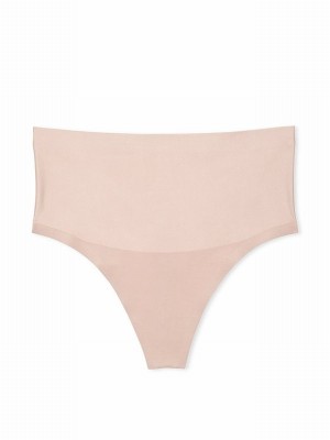 Beige Victoria Secret Macaron Nude Thong Shaping Underwear | WAHLK4081