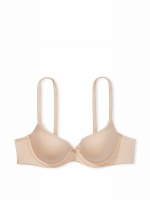 Beige Victoria Secret Marzipan Nude Demi Bras | EHGUL9280