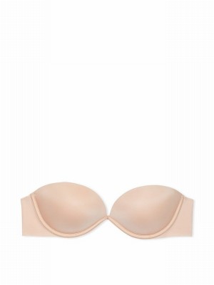 Beige Victoria Secret Marzipan Nude Strapless Smooth Every Way Strapless Multiway Bras | DZVWH9048