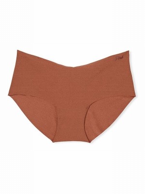 Beige Victoria Secret Nude Caramel Hipster No Show Underwear | FZJDN2918