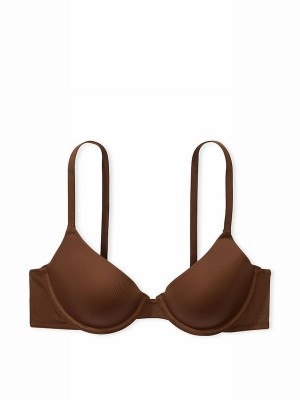 Beige Victoria Secret Nude Ganache T Shirt Bras | XNZPI5736