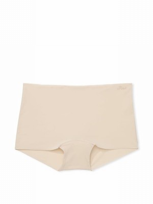 Beige Victoria Secret Nude Marzipan No Show Underwear | VBFID6934