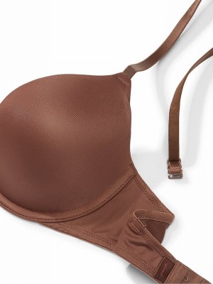 Beige Victoria Secret Nude Mousse Lightly Lined Bras | UXFJH3210