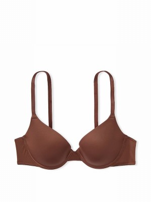 Beige Victoria Secret Nude Mousse Push Up Bras | GJZHT8435