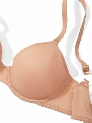 Beige Victoria Secret Praline Nude AngeLightly Lined Full Cup Bras | ORYEJ1256