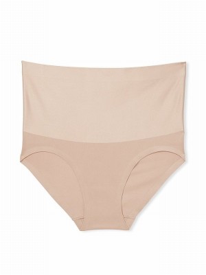 Beige Victoria Secret Praline Nude Brief Shaping Underwear | SMNGA3762