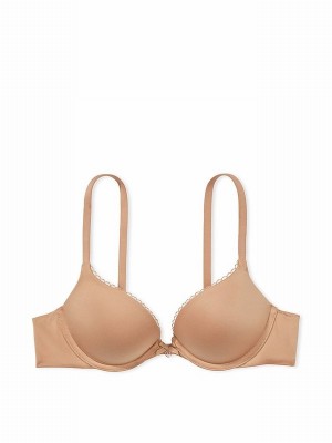 Beige Victoria Secret Praline Nude Demi Bras | ANSIX3486