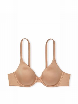 Beige Victoria Secret Praline Nude Full Cup Bras | OGBNU3719