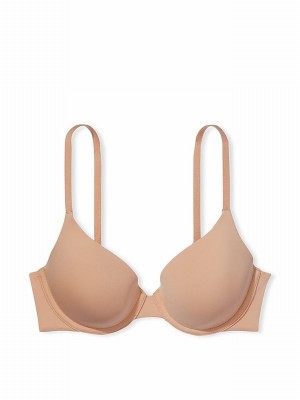 Beige Victoria Secret Praline Nude Full Cup Push Up Bras | GZHKT3469