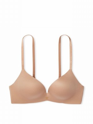 Beige Victoria Secret Sweet Praline Nude Smooth Non WiPush Up Bras | EASTV9152