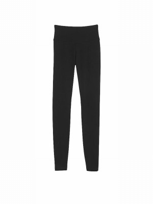 Black Victoria Secret Cotton Leggings | AVYKH3421