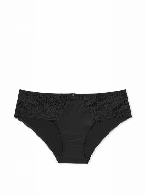Black Victoria Secret Lace Hipster Underwear | GTXSJ8461