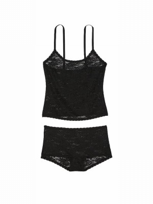 Black Victoria Secret Lace & Knicker Nightwear | IUFWV1482
