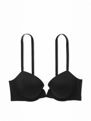 Black Victoria Secret Lightly Lined Demi Smooth Bras | TFOQA9860