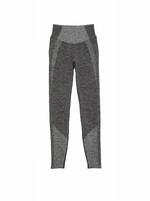 Black Victoria Secret Marl Seamless Leggings | KJYVX8326