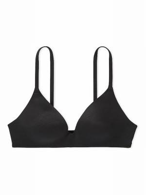 Black Victoria Secret Non WiLightly Lined Bras | AMWDR9758