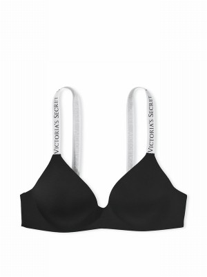 Black Victoria Secret Non WiLightly Lined Bras | ZYFWR6072