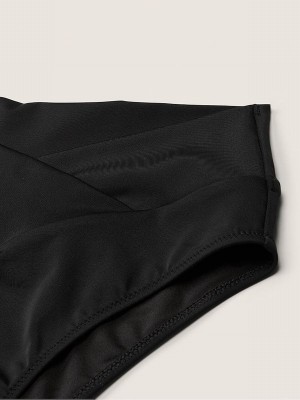 Black Victoria Secret Pure Cross Over Bikini Bottom | JWSMX4056