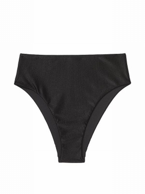 Black Victoria Secret Pure High Waisted Bikini Bottom | IZQBR5417