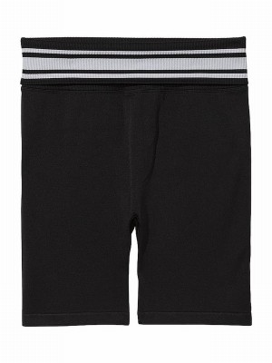 Black Victoria Secret Pure Seamless Cycling Shorts | GPHWU9571
