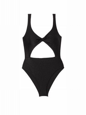 Black Victoria Secret Puresuit Swimsuits | WQTVP8014