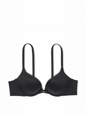 Black Victoria Secret Push Up Bras | ALQXN1327