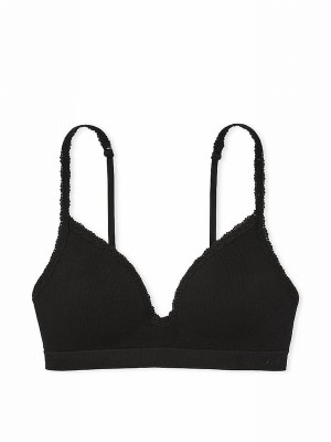 Black Victoria Secret Seamlesslette Bras | XPOCL8214