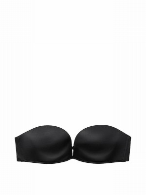 Black Victoria Secret Smooth Add 2 Cups Push Up Multiway Bras | GIUCV9140