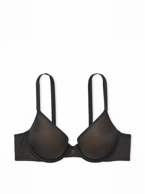 Black Victoria Secret Smooth Push Up Bras | CPZYO6890