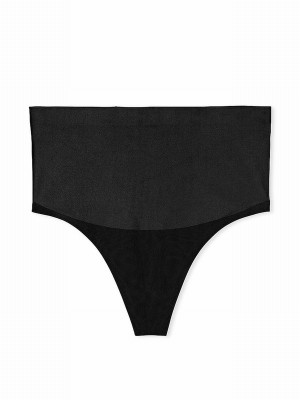 Black Victoria Secret Smooth Thong Shaping Lingerie | GQBPN8492