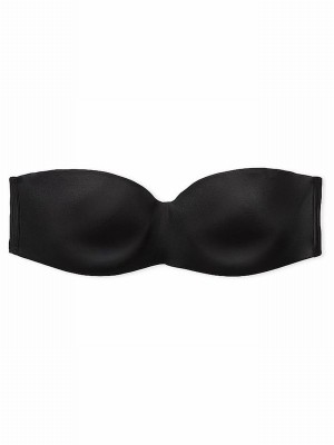 Black Victoria Secret Strapless Multiway Push Up Bras | XADFN6321