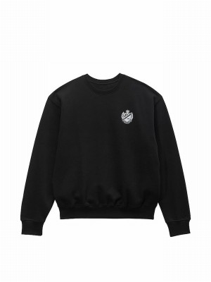 Black Victoria Secret Sweatshirt Sweatshirts | XUHAT2534