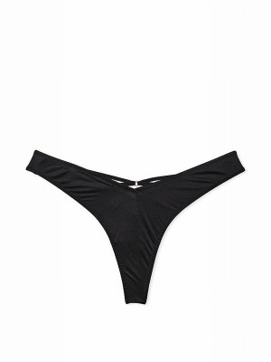 Black Victoria Secret Thong Underwear | AHKGP0632