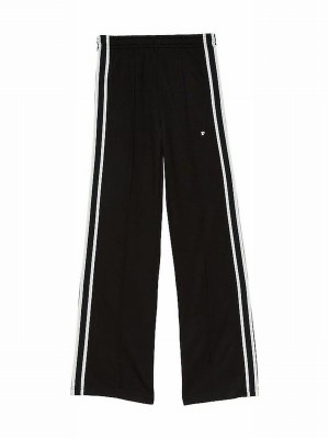 Black Victoria Secret Tracksuit Bottoms Joggers | ETGYU6894