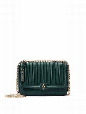 Black / Dark Green Victoria Secret Ivy Crossbody Bags | UTRLE0483