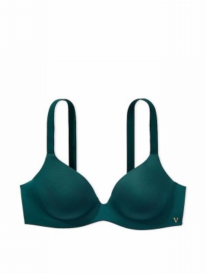 Black / Dark Green Victoria Secret Ivy Infinity Flex Bras | SJOZM1735