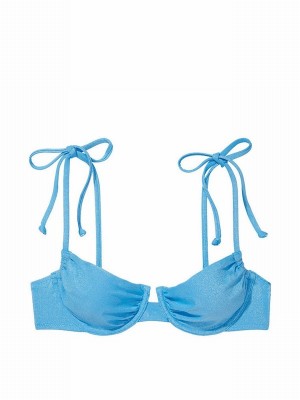 Blue Victoria Secret Capri Bikini Top | VMOJH7894