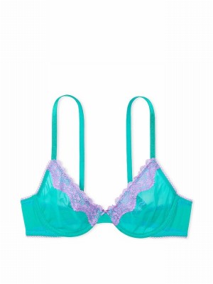 Blue Victoria Secret Capri Sea Unlined Demi Bras | BLHSD3105