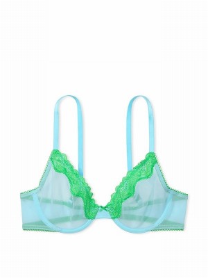 Blue Victoria Secret Cool Down Unlined Demi Bras | WIXEH0872