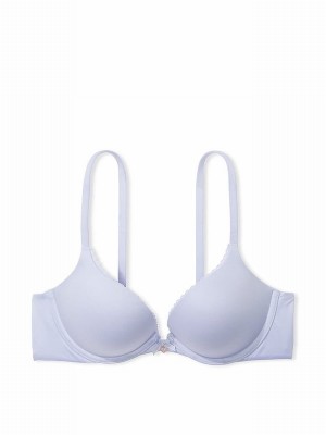 Blue Victoria Secret Crescent Demi Bras | YXQDG8963