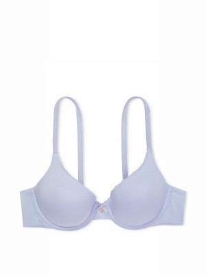 Blue Victoria Secret Crescent Full Cup Bras | LOQHY5168