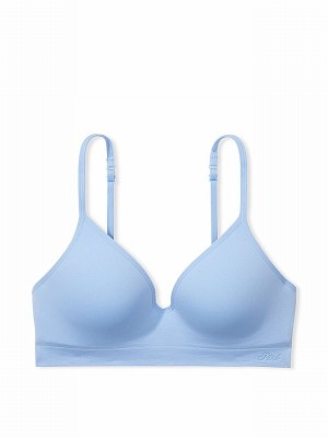 Blue Victoria Secret Harbor Seamlesslette Bras | GIRPH4256