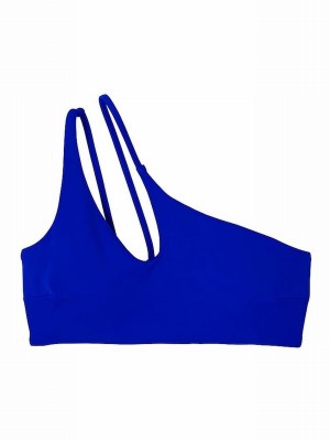 Blue Victoria Secret Oar Cut Out One Shoulder Bikini Top | XGJYE0293