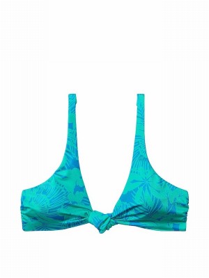 Blue Victoria Secret Shells Padded Bikini Top | DFOSE7216